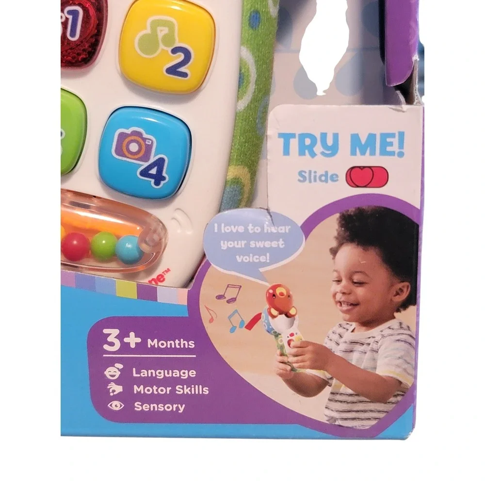 VTech Baby Peek-a-Bear Phone Developmental Learning‎ Toy for Toddlers